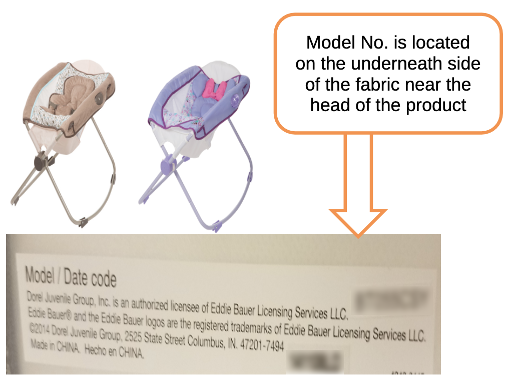 Model Number Location